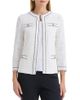 Ming Wang Ming Wang Diamond Faux Link Trim Knit Jacket - 1