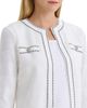 Ming Wang Ming Wang Diamond Faux Link Trim Knit Jacket - 6