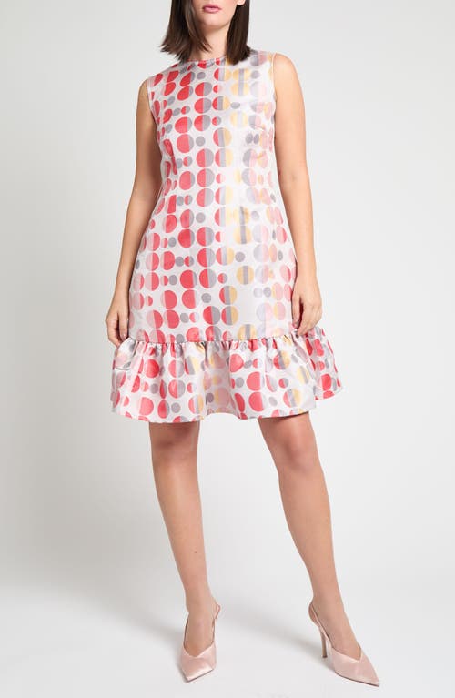 Ming Wang Ming Wang Dot A-Line Dress