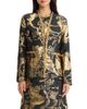 Ming Wang Ming Wang Gold Shimmer Sequin Woven Jacket - 1