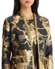 Ming Wang Ming Wang Gold Shimmer Sequin Woven Jacket - 4
