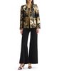 Ming Wang Ming Wang Gold Shimmer Sequin Woven Jacket - 6