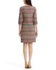 Ming Wang Ming Wang Horizontal Multi-Stitch Knit Sheath Dress - 3