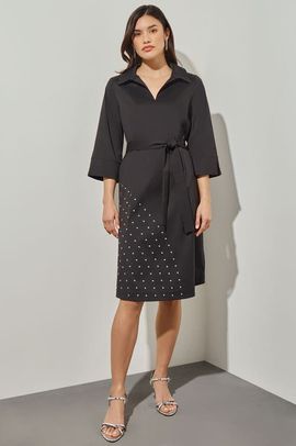 Ming Wang Ming Wang Knee Length Shift Dress