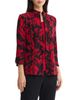 Ming Wang Ming Wang Petite Classic Abstract Flat Knit Jacket - 2
