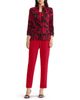 Ming Wang Ming Wang Petite Classic Abstract Flat Knit Jacket - 6