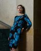 Ming Wang Ming Wang Petite Floral Jacquard Soft Knit Midi Dress - 2