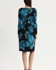 Ming Wang Ming Wang Petite Floral Jacquard Soft Knit Midi Dress - 3