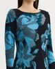 Ming Wang Ming Wang Petite Floral Jacquard Soft Knit Midi Dress - 5