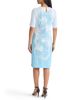Ming Wang Ming Wang Plus Bold Floral Jacquard Knit Sheath Dress - 3