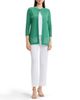 Ming Wang Ming Wang Plus Burnout Knit Jacket - 6