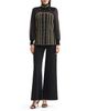Ming Wang Ming Wang Plus Chiffon Sleeve Lurex Soft Knit Tunic - 2