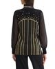 Ming Wang Ming Wang Plus Chiffon Sleeve Lurex Soft Knit Tunic - 4