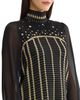 Ming Wang Ming Wang Plus Chiffon Sleeve Lurex Soft Knit Tunic - 5