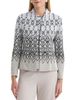 Ming Wang Ming Wang Plus Diamond Jacquard Knit Jacket - 1