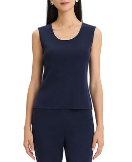 Ming Wang Ming Wang Plus Scoop Neck Knit Tank