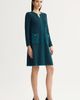 Ming Wang Ming Wang Plus Split V Neck Jacquard Knit Dress - 3