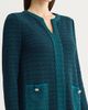 Ming Wang Ming Wang Plus Split V Neck Jacquard Knit Dress - 4