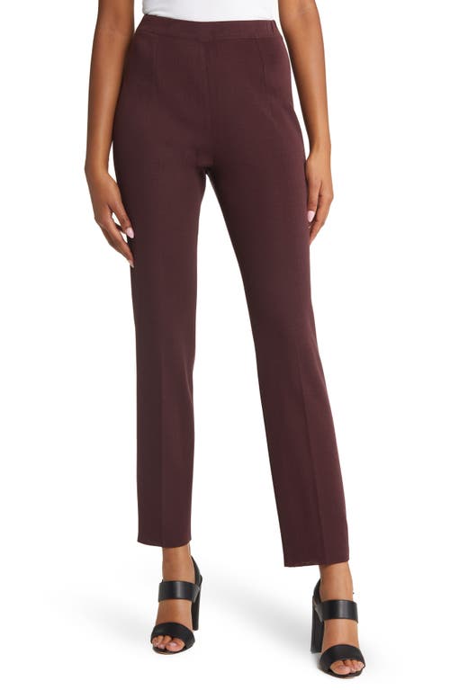 Ming Wang Ming Wang Pull-On Straight Leg Pants