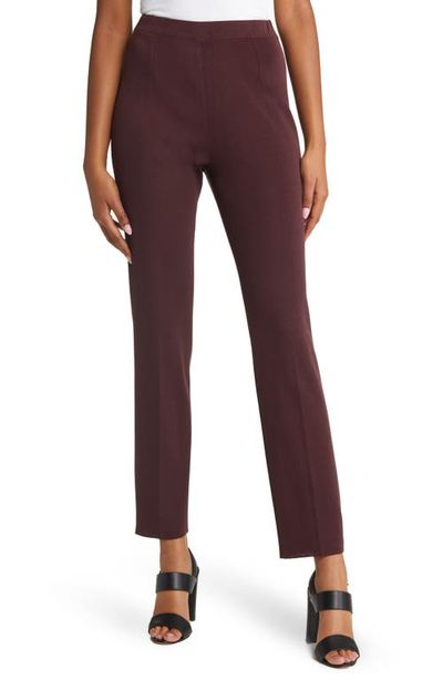 Ming Wang Ming Wang Pull-On Straight Leg Pants