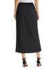 Ming Wang Ming Wang Straight Floral Soft Ribbed Knit Maxi Skirt - 2