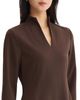 Ming Wang Ming Wang Stretch Deco Crepe Funnel Neck Midi Dress - 3