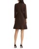Ming Wang Ming Wang Stretch Deco Crepe Funnel Neck Midi Dress - 4