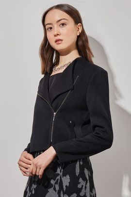 Ming Wang Ming Wang Tailored Moto Jacket