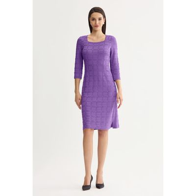 Ming Wang Ming Wang Textured Soft Knit Sheath Dress