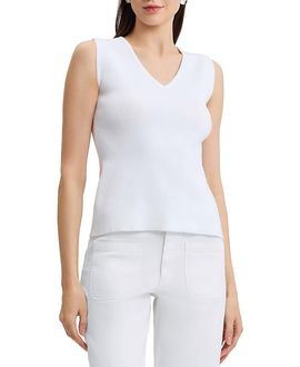 Ming Wang Ming Wang V-Neck Soft Knit Tank