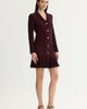 Ming Wang Ming Wang x Anna Marie A-Line Flounce Hem Tweed Knit Dress - 3