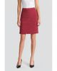Ming Wang Ming Wang x Anna Marie A-Line Fringe Trim Tweed Knit Skirt - 1
