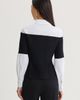 Ming Wang Ming Wang x Anna Marie Bedazzled Mixed Media Top - 4