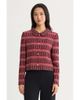 Ming Wang Ming Wang x Anna Marie Multi Stitch Cropped Knit Jacket - 1