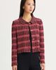 Ming Wang Ming Wang x Anna Marie Multi Stitch Cropped Knit Jacket - 3