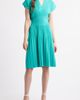 Ming Wang Ming Wang x Tanya Foster Pleated Rib Fit & Flare Dress - 1