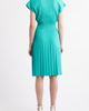 Ming Wang Ming Wang x Tanya Foster Pleated Rib Fit & Flare Dress - 2