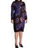 Ming Wang Women's Floral Knit Midi-Dress - 4