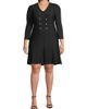Ming Wang Women's Knit Knee-Length Dress - 2