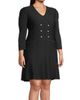 Ming Wang Women's Knit Knee-Length Dress - 4