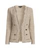Ming Wang Women's Ming Wang x Tanya Foster Heritage Shimmer Knit Tweed Jacket - 7