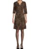 Ming Wang Women's Missy Floral A-Line Knee-Length Dress - 3