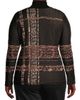 Ming Wang Women's Plaid Jacquard Knit Turtleneck Tunic - 5