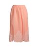 Ming Wang Women's Plus Embroidered Hem Maxi Skirt - 1