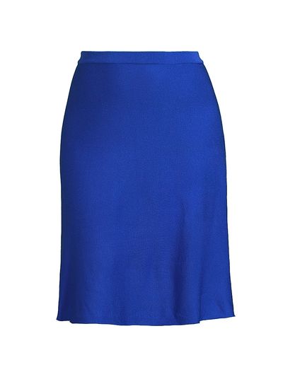 Ming Wang Women's Plus Knit A-Line Midi-Skirt