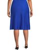 Ming Wang Women's Plus Knit A-Line Midi-Skirt - 5