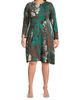 Ming Wang Women's Plus Size Floral Jacquard Soft Knit Midi-Dress - 2