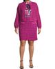 Ming Wang Women's Tweed Knit Check Jacket - 2