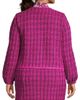 Ming Wang Women's Tweed Knit Check Jacket - 5