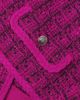 Ming Wang Women's Tweed Knit Check Jacket - 6